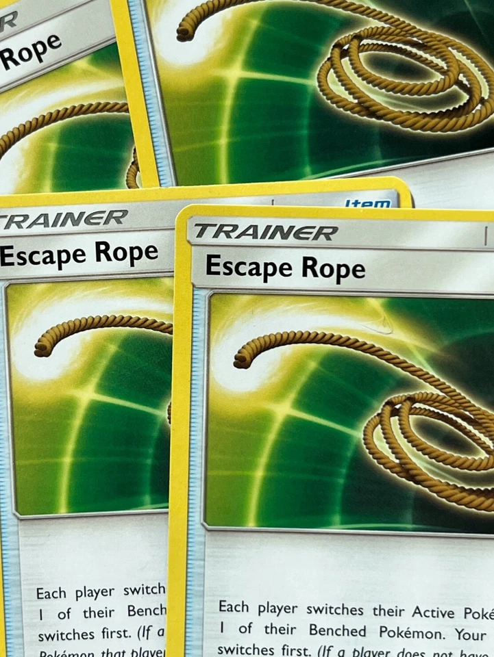 4x Escape Rope (114/147) SM: Burning Shadow - '17 - Uncommon  - NM - Pokemon TCG - Image 1 of 3