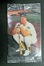 Mark McGwire 1990 Mother's Cookies Card # 4 of 4 *NEW IN WRAPPER* 