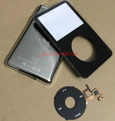 for iPod Video 5/5.5th Gen 30GB front cover+Back Cover+Click Wheel+center button - Image 1 of 2