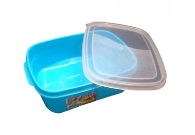 3 pcs Rectangular Food Keeper Food Containers Storage Airtight  - Image 1 of 4