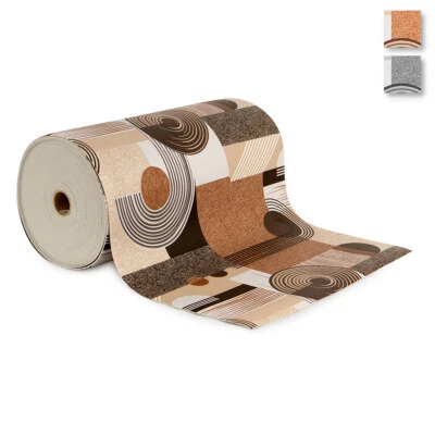 Passatoia al metro in gomma Geometric Larghezza 52 cm X511 - Immagine 1 di 4