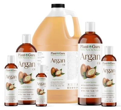 Argan Oil Morocco 100% Pure Natural Cold Pressed Unrefined Virgin For Hair, Skin - Image 1 of 4