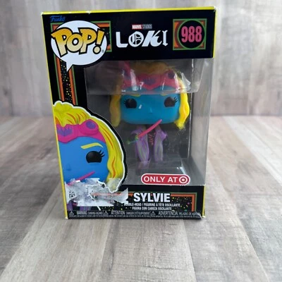Funko Pop! Marvel Studios Loki Sylvie #988 Blacklight Target exclusivo Foto 1 de 4