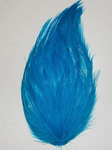 HECHEL FEDER PAD - TÜRKIS NEUE PADS; Stirnband/Mützen/Braut/Basteln/Kleid - Bild 1 von 1