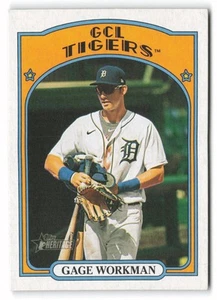 2021 Topps Heritage Minor League #115 Gage Workman - Picture 1 of 2