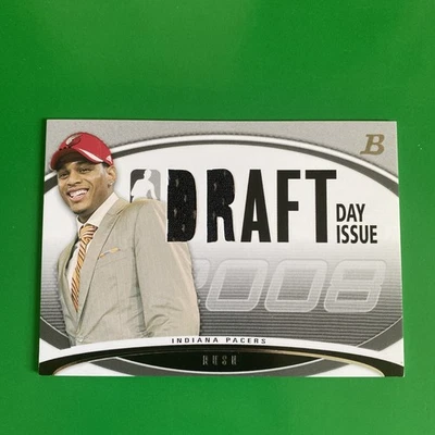 Brandon Rush 2008-09 Bowman Selecciones del Draft Día Edición Reliquias Novato LTD 61/399 Foto 1 de 3