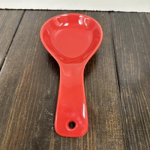 Classic Solutions by Jay 10" rot Keramik Löffelablage EUC - Bild 1 von 5