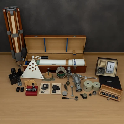 Takahashi FC-100 Fluorite APO Refractor Telescope with EQ Mount Tripod Acc Used - Image 1 of 4