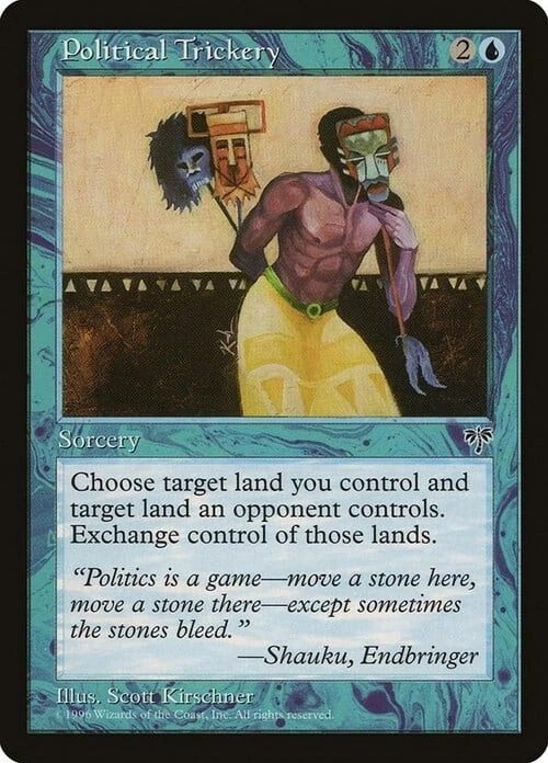 Magic The Gathering MTG POLITICAL TRICKERY Mirage NM Near Mint - Image 1 of 1