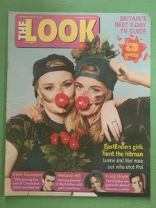 THE LOOK mag 10-Mar-2001 EASTENDERS Red Nose Day Lindsey Coulson Chris Gascoyne - Picture 1 of 8