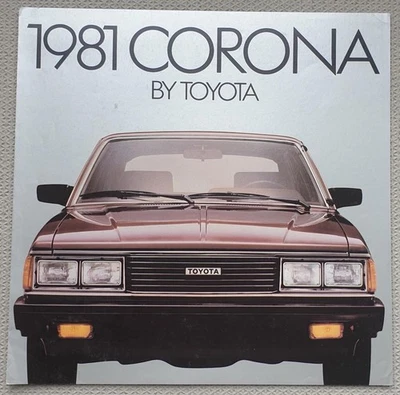 TOYOTA CORONA Large Format Canada Car Sales Folder Brochure 1981 #00008-00073 - Image 1 of 2