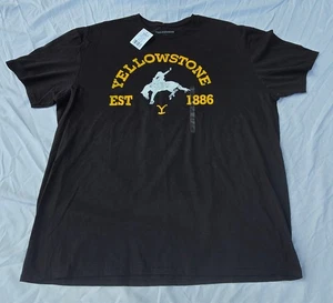 Yellowstone Est 1886 Dutton Ranch Erwachsene 2XL schwarz T-Shirt Paramount TV Show - Bild 1 von 9