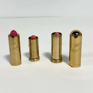 Vintage Helen Neushaefer Lipstick Lot Goldtone Bullet Tube Fake Tip Lipstick - Picture 1 of 18