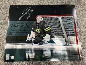 JAKE OETTINGER Dallas Stars Goalie Autograph SIGNED 16x20 Photo Fanatics COA - Picture 1 of 3