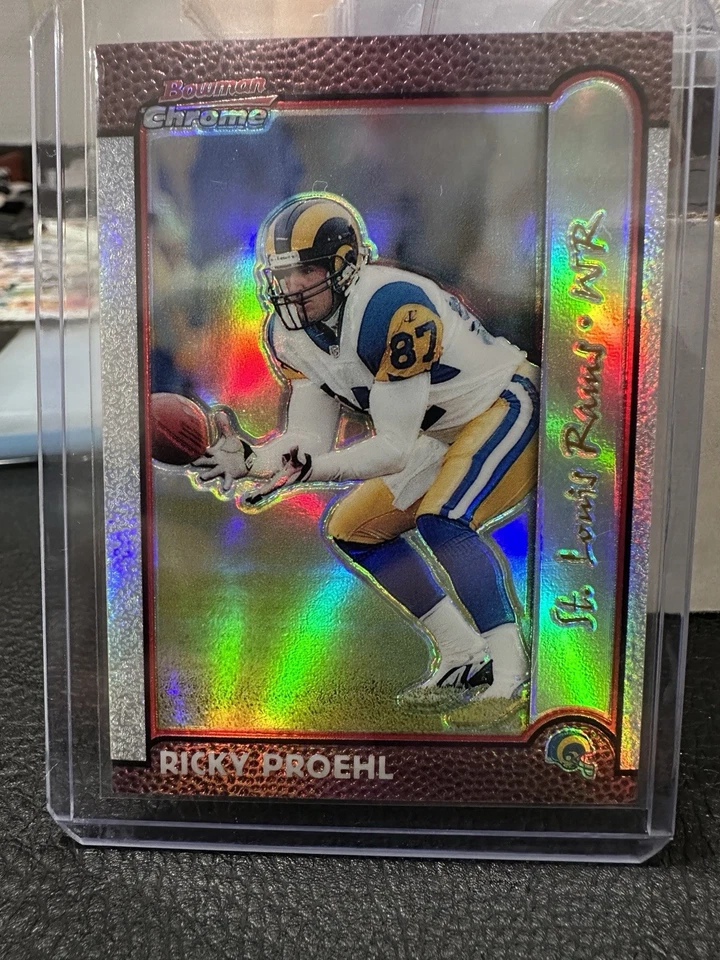Bowman Chrome Ricky Proehl #88 1999 refractor 22/25 St. Louis Rams sin clasificar Foto 1 de 2
