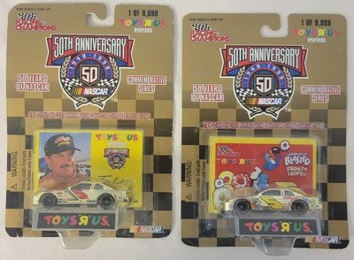 1998 1:64 Racing Champions 2 car Toys”R”Us Gold #5 Chevys - Image 1 of 4