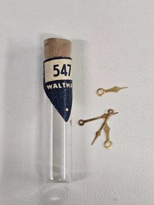 Nuevo Antiguo Stock Genuino Waltham Reloj Pulsera Manecillas Lote #1025-1026 / Ref.#547 Foto 1 de 4