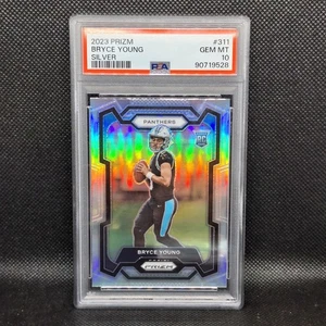 2023 Panini Prizm Bryce Young Silver Prizm #311 PSA 10 Rookie RC Panthers - Picture 1 of 2