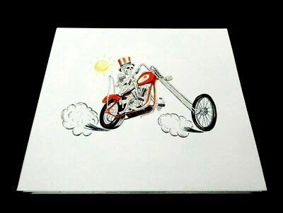 Grateful Dead Spring 1990 Wes Lang Motorcycle Art Nassau New York 3/30/90 3 CD - Image 1 of 4