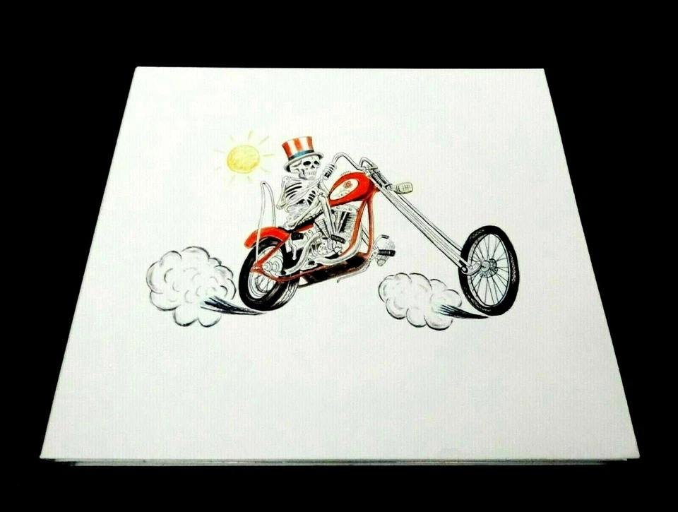 Grateful Dead Spring 1990 Wes Lang Motorcycle Art Nassau New York 3/30/90 3 CD - Image 1 of 4