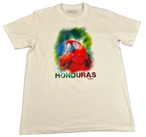 Pepe Revolution Honduras Big Red Parrot T Shirt Adult Medium White Tee - Picture 1 of 8