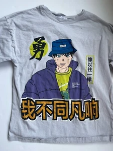 Zara Boys Anime Tshirt size 13-14 - Picture 1 of 2