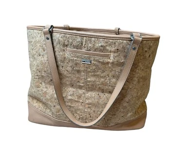 Jewell на тридцать один пробковый сеттер желтовато-коричневый сумка с короткими ручками реальный w/polkadot узор переноски все - Изображение 1 из 4