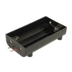 Two Rows Battery Holder 4xD Moulded High Grade Polypropylene Resist Corrosion - Picture 1 of 2