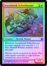Stonybrook Schoolmaster FOIL Morningtide HEAVILY PLD White Common CARD ABUGames