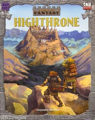 D&D 3rd ed Cities of Fantasy Highthrone - City above the Clouds - D20 *FS - Image 1 of 3