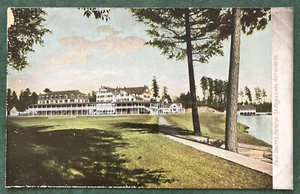 Paul Smith's Hotel St. Regis Lake Adirondack Mtn Postcard - Picture 1 of 2
