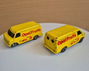 Vintage Corgi Juniors US Van Opal Fruits Livery x2 - Picture 1 of 5