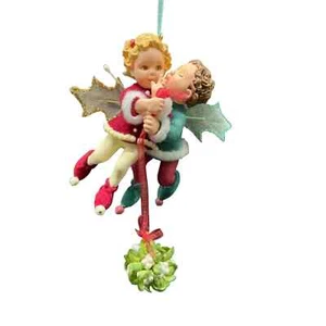 Hallmark Keepsake Ornament the Mistletot Faeries Dated 2003 - Picture 1 of 3