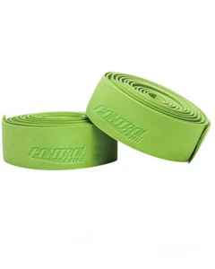 Controltech Road Bike Tapes Handlebar EVA Foam + Plugs Grip Wrap Tapes 73" Green - Picture 1 of 5