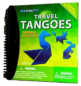 Rompecabezas ANIMALES Travel Tangoes - Libro de rompecabezas magnético rompecabezas, completo en muy buen estado - Imagen 1 de 6