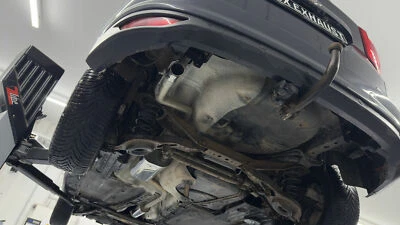 Scarico sportivo Fox impianto completo dal catalizzatore Ford C-Max II dall'anno 2012 1.0l sinistro 1x55 - Immagine 1 di 2