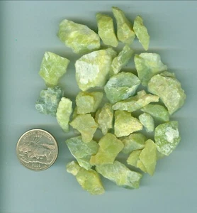 Natural American Idaho Serpentine Deep Rich Color Natural Serpentine Rough 742gm - Picture 1 of 2