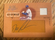 2005 Donruss Leather & Lumber - Leather Cuts Jersey/Auto #LC-20 Dwight Gooden