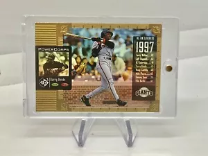 BARRY BONDS 1998 UPPER DECK UD3 RAINBOW GOLD POWER CORPS INSERT RARE MINT - Picture 1 of 1