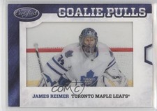 2012-13 Certified Goalie Pulls James Reimer #GP1