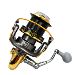 11000 Series Saltwater Spinning Reel Fishing 14+1BB 4.6:1 Up to 55LB Max Drag - Picture 1 of 11