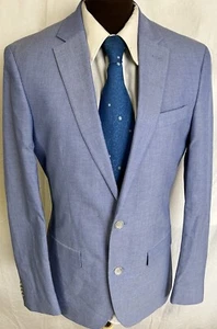 Tommy Hilfiger Blazer Men's Modern Fit Suit Jacket Blue 40 L - Picture 1 of 11