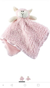 Stephan Baby Plush Cuddle Bud Security Blankie, Pink Lamb - Picture 1 of 3