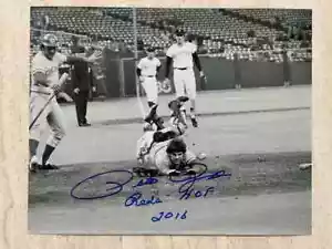 RARA Foto Pete Rose Reds Firmata Auto 8x10 REDS HOF 2016 - Foto 1 di 2