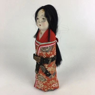 Boneca japonesa quimono menina estatueta vintage tecido decoração festival Hina BD799 - Imagem 1 de 4