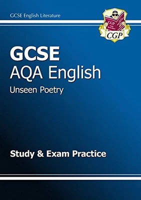 GCSE English AQA Unseen Poetry Study & Ex..., CGP Books - Image 1 of 2