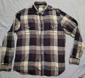Howe Button Up Flannel Shirt Men’s Large L Plaid Soft  - Picture 1 of 11