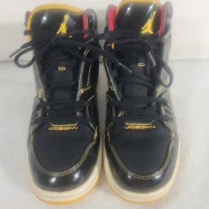 Chaussures de basketball noires à lacets Nike Jordan 1 Flight 372704-037 homme pointure 7 ans - Photo 1/9