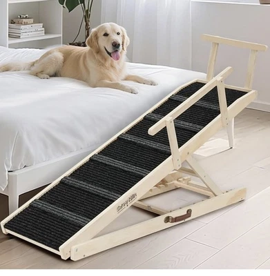 Dog Ramp for Bed - Foldable Small to Large Dog Ramp for Couch - 7 Adjustable ... - Image 1 of 3