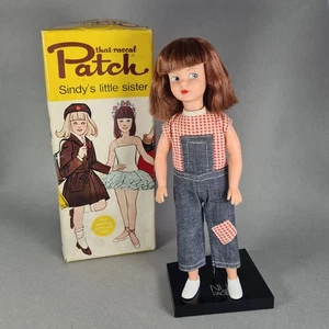 Original 1960's Patch Doll Sindy's Little Sister Auburn Hair Boxed by Pedigree - Picture 1 of 10